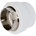 Муфта комбинированная Pro Aqua d= 50-2 PP-R под ключ ВР Белая