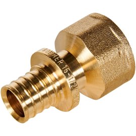 Переходник с внутренней резьбой ROMMER 16xG 1/2 для труб из сшитого полиэтилена аксиальный, RFA-0002-001612