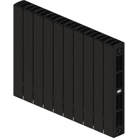 Радиатор биметаллический RIFAR SUPReMO 500 10 секции боковое подключение (Антрацит), 4RS50-10-AN