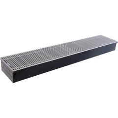Внутрипольный конвектор STOUT SCN-1100 110х240х1200 (Решётка роликовая) правое подключение, SCN-1100-1124120