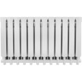 Радиатор алюминиевый Global ISEO 500 12 секций боковое подключение (белый RAL 9010), IS05001012