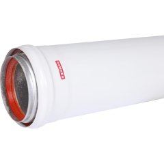 Удлинитель дымохода утепленный традиционный ROMMER D80(п-м), L2000 (газоход до 185 градусов)