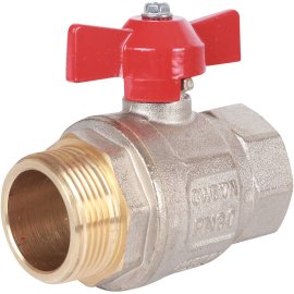 Кран шаровой муфта/резьба Itap IDEAL 093 1 1/4 полнопроходной (бабочка), 27464