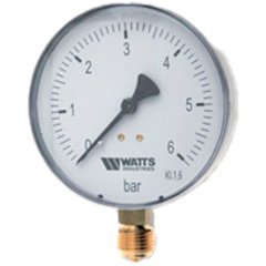 Манометр WATTS MG 100/10 1/2 RAD