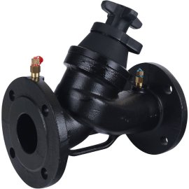 Клапан балансировочный ручной Cimberio CIM 3739В Ду65 чугун  Kvs=72,09 PN16 FF с изм. Ниппелями, CIM 3739B 65