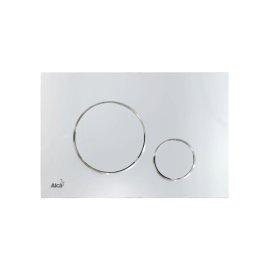 Кнопка управления AlcaPlast для скрытых систем инсталляции хром глянцевый, M671