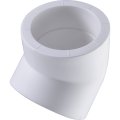 Угольник Политэк d=63 45* для полипропиленовых труб под сварку (цвет белый), 9400006345
