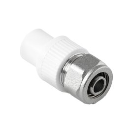 Переход Pro Aqua d=20x16 PP-R на PEX или металлопластиковую трубу серый PA76008PG