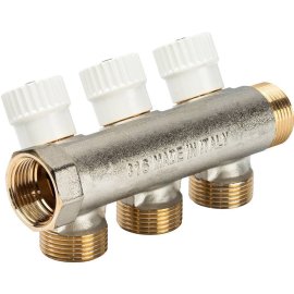 3-х ходовой коллектор LUXOR с перекрывающими кранами CP 453