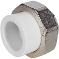 Муфта комбинированная Pro Aqua d=25-3/4 PP-R разъемная (американка) ВР Белая