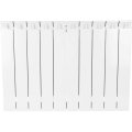 Радиатор биметаллический STOUT STYLE 500 10 секций боковое подключение (белый RAL 9010), SRB-0110-050010