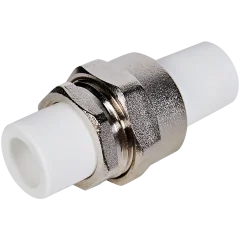 Соединение разъемное комбинированное Pro Aqua d=25-1 PP-R Белое