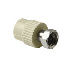 Муфта Pro Aqua d=25-3/4 PP-R с накидной гайкой Серая, PA29014G