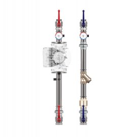 Насосная группа GIDRUSS NGSS-50 (2, прямая без смесителя), NG 50A00 23