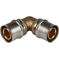 Угольник STOUT  90° 26х26 для металлопластиковых труб прессовой, SFP-0009-002626