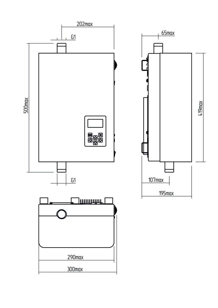 Электрический котел РЭКО 6П 6 кВт220/380В, 46012600002