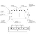 Модульный коллектор GIDRUSS MK-400-3x32 (до 400 кВт, 2 магистр. подкл. Фл.Ду65, 3 контура G 1 вверх или вниз)