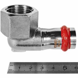 Угольник-Переходник ROMMER ВПр-ВР, 18х3/4, из нержавеющей стали прессовой, RSS-1009-001834