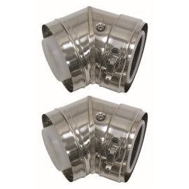 Отвод Vaillant 45°для трубы по фасаду (2 шт.)