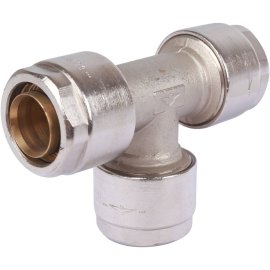 Тройник Prandelli Multyrama (32х3,0) для металлопластиковых труб винтовой, 103.09.03.2