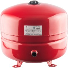Расширительный бак STOUT STH-0005 на отопление 35 л. (цвет красный), STH-0005-000035