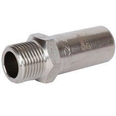 Вставка переходная НПр-НР ROMMER 22х1/2 из нержавеющей стали прессовой