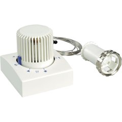 Термостатическая головка LUXOR TT 2302 для скрытой установки с дистанционным датчиком управления, капиллярная трубка 2 м