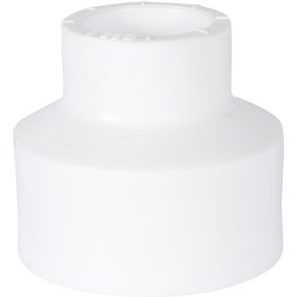 Муфта переходная Политэк 40х25 внутр./внутр. для полипропиленовых труб под сварку (цвет белый), 9000004025