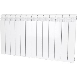 Радиатор алюминиевый Global VOX- R 500 13 секций боковое подключение (белый RAL 9010), VX05001013