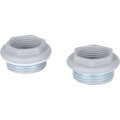 011048 08 Global KIT 3/4 Присоединительный набор для радиатора (цвет cod.08 grigio argento opaco metallizzato 2676 (серый)), A048KIT3/408