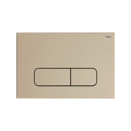 Панель смыва РЕХАУ NOVA ELLIPSE 001 с овальными клавишами, пластик, золотой, матовый, 19102151001