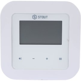 Проводной комнатный регулятор STOUT RI-1 с RS-связью, STE-0101-001007