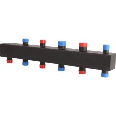 Стальной распределительный коллектор ROMMER RDG-0016 3(4) отопительных контура 1х1 1/4 RDG-0016-004034