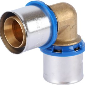 APE Угольник APE 90° 32х32 для металлопластиковых труб прессовой, ARL3200440