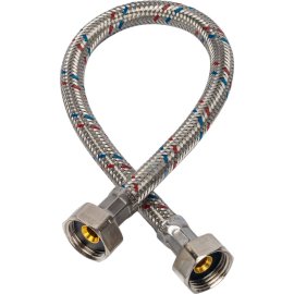 Гибкая подводка для воды STOUT ВР 1/2 х ВР 1/2, длина 400 мм, SHF-0115-081515