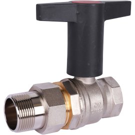 Кран шаровой OVENTROP Optibal с маховиком ВР конич. уплотн. с НГ 1 1/4, 1075710