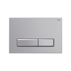 Панель смыва РЕХАУ NOVA LONG 001 с прямоугольными клавишами, пластик, серебристый, матовый, 19102331001
