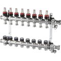 Группа коллекторная Oventrop Multidis SF 10 со встроенными ротаметрами на 10 контуров