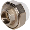 Муфта комбинированная Pro Aqua d=25-1/2 PP-R разъемная (американка) ВР Белая
