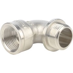 Угольник STOUT с упором НВ никелированный 3/4