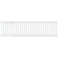 Трубчатый стальной радиатор КЗТО РС 1-500-30 секций 1/2 боковое подключение RAL9010