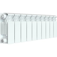 Радиатор биметаллический RIFAR BASE 200 10 секций боковое подключение (цвет RAL 7036)