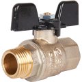 Кран шаровой полнопроходной STOUT ВР/НР, ручка бабочка 1/2, SVB-0004-000015