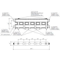 Модульный коллектор GIDRUSS MKSS-60-4D.EPP (до 60 кВт, магистраль G 1, 3+1 контура G 1, EPP-термоизоляция, 4D-кронштейны K.UMS, универсальное подключение термодатчика)