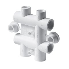 Распределительный блок Pro Aqua d= 25-20 PP-R для систем водоснабжения Белый, PA63012P