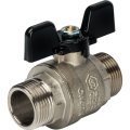 Кран шаровой STOUT полнопроходной, НР/НР, ручка бабочка 3/4