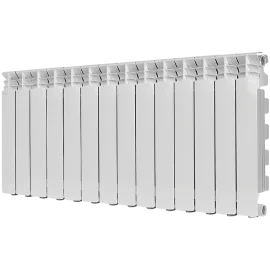 Радиатор алюминиевый STOUT GAMMA 500 14 секций боковое подключение (белый RAL 9010), SRA-3310-050014
