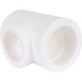 Тройник переходной Kalde 75х63х75 для полипропиленовых труб под сварку (цвет белый), 3212-tio-756375