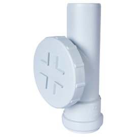 Ревизия с круглой крышкой канализационная бесшумная STOUT D58, SKB-0014-000058