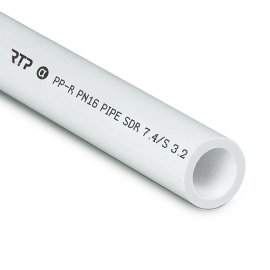 Труба PPR  25х3,5 PN16 белый 4м РТП